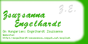 zsuzsanna engelhardt business card